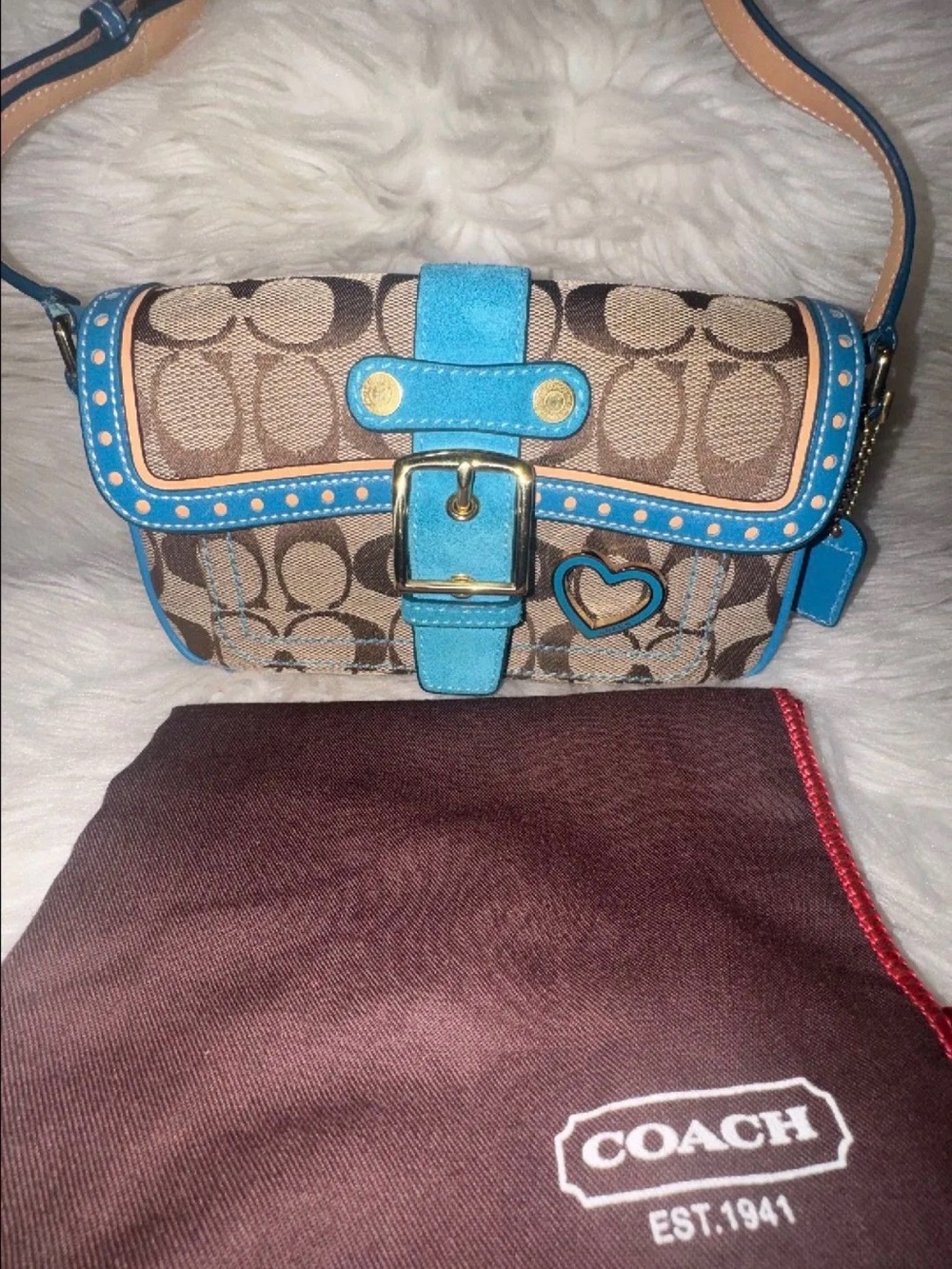 Vintage Y2K Coach SOHO Signature Canvas Crossbody - Picture 2 of 12